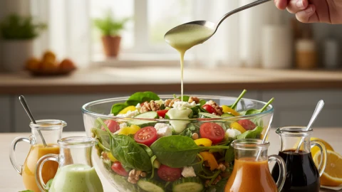 Aderezos saludables para ensaladas: recetas y beneficios esenciale