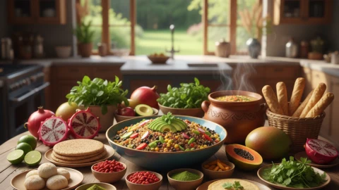 Alimentos culturales para una alimentación saludable y equilibrada