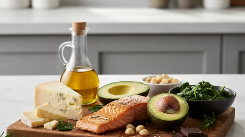 Alimentos ricos en grasa y bajos en carbohidratos ideales