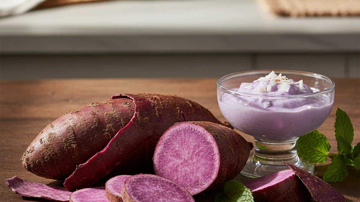 Beneficios del ube: el batata morada nutritiva y deliciosa