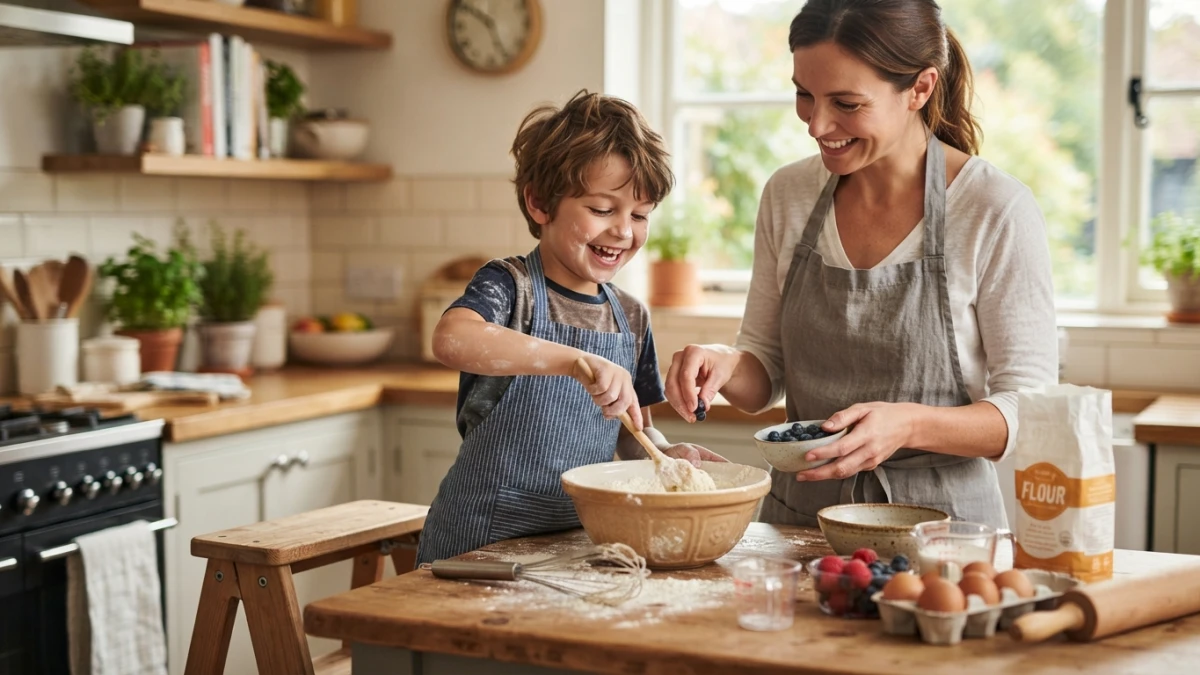 Cooking with kids: real benefits, age-by-age tasks and first recipes