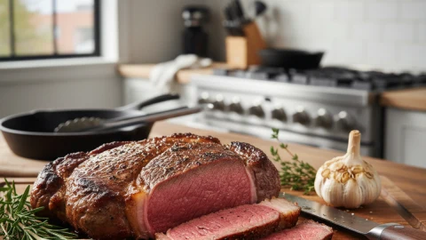 How to easily roast well-cooked meat at home