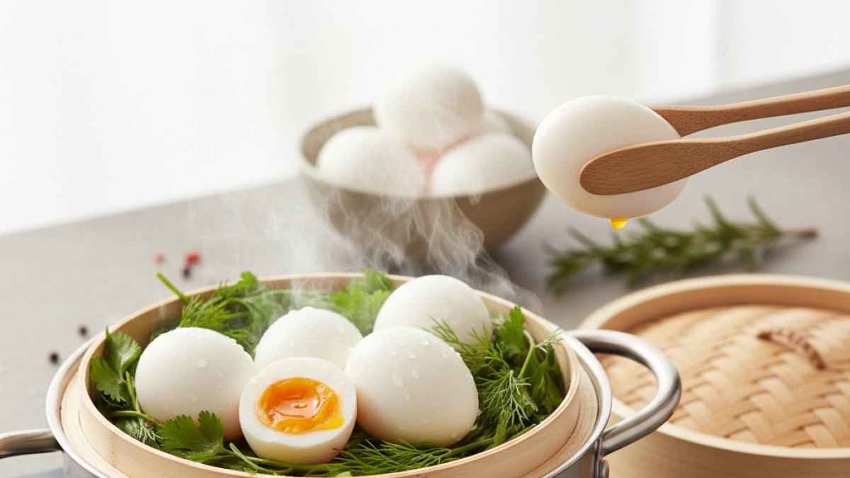 How to steam eggs easily and quickly
