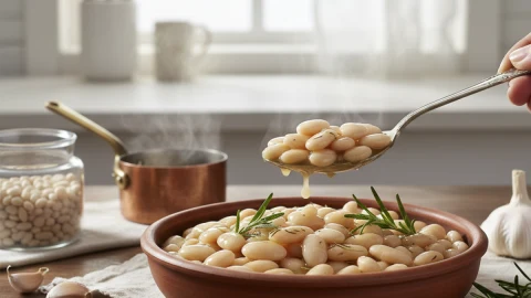 How to cook white beans quickly and easily