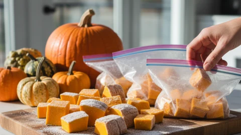Cómo congelar calabaza fácilmente para conservar su frescura