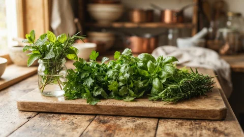 Cómo conservar las hierbas frescas por más tiempo: perejil, cilantro, albahaca y menta