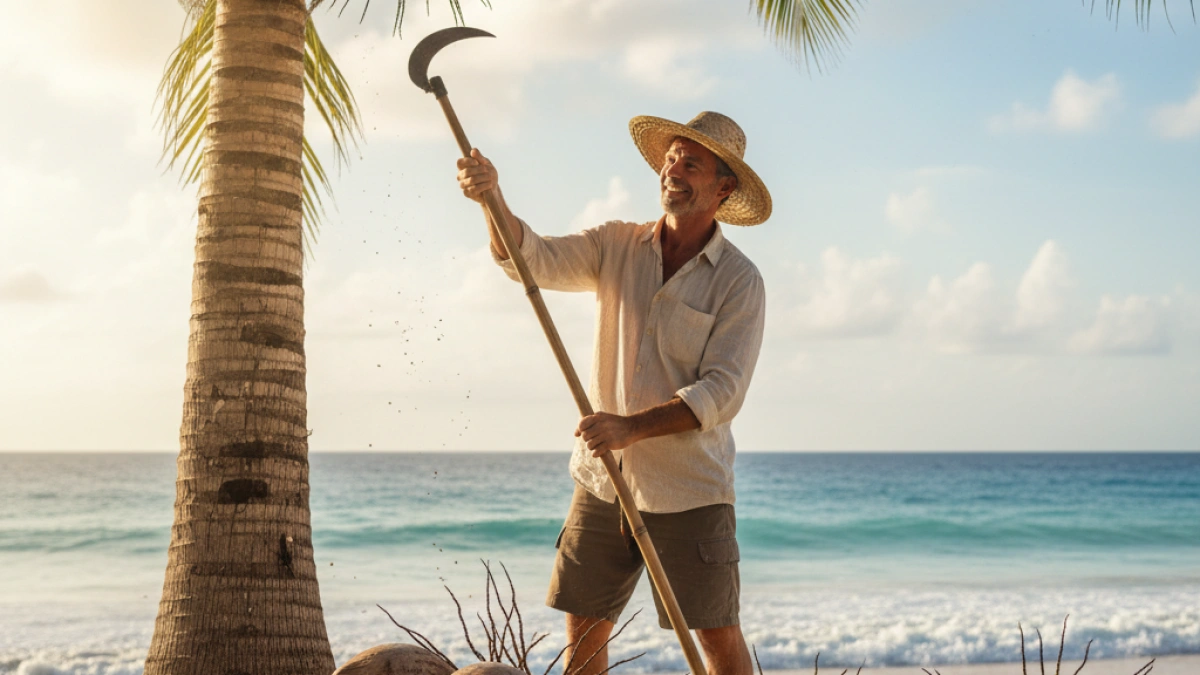 Cómo cosechar cocos de manera fácil y efectiva