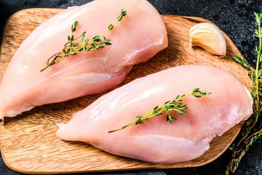 How to quickly and safely defrost chicken breast.