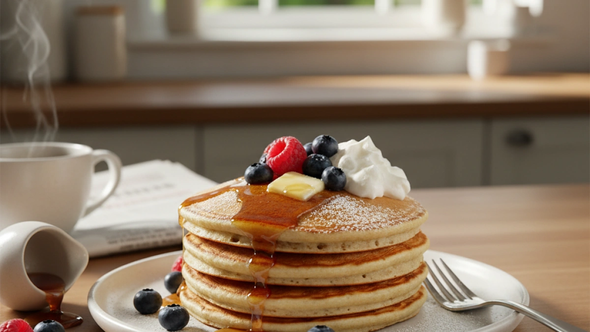 How to easily enjoy delicious pancakes.
