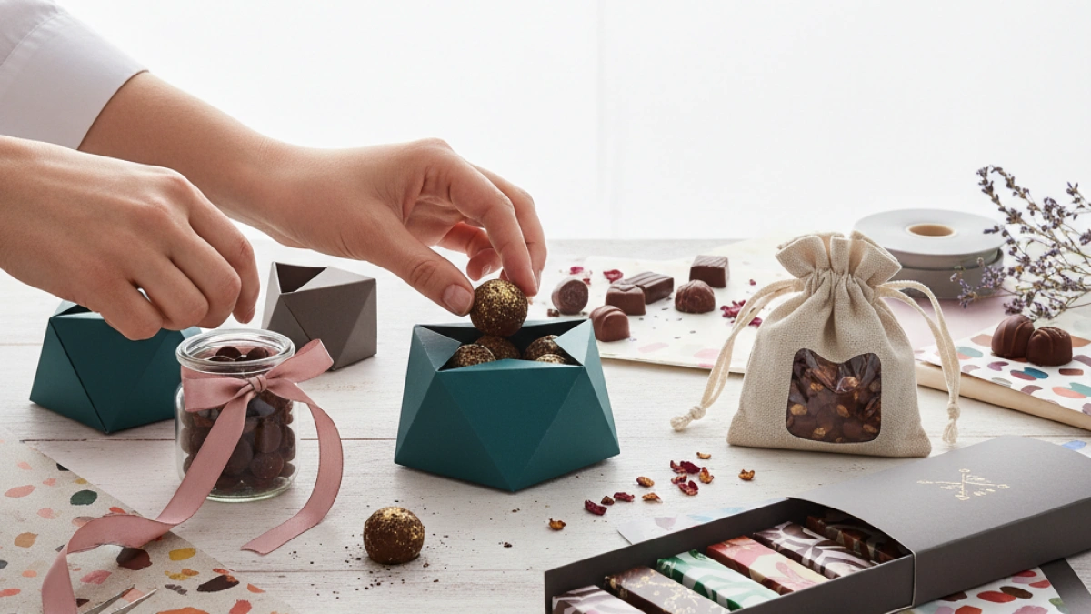 Cómo empacar chocolates de manera creativa y efectiva