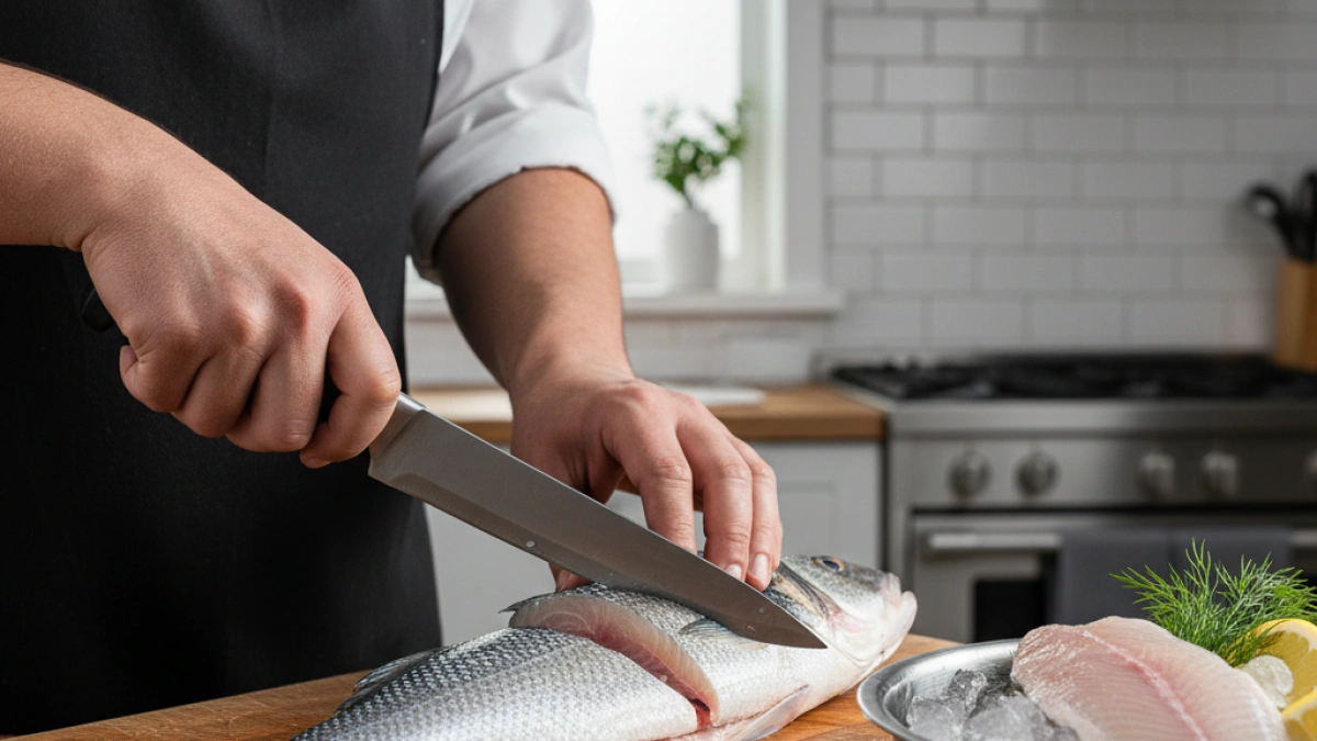 Cómo filetear un róbalo como un experto en cocina