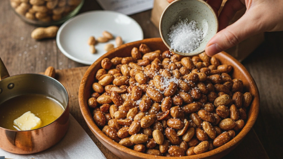 Cómo hacer cacahuates salados paso a paso en casa