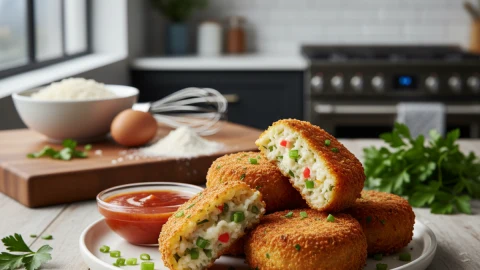 Cómo hacer deliciosas croquetas de arroz fáciles y rápidas