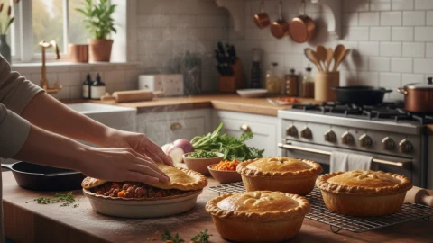 Cómo hacer deliciosas tartas de carne en casa