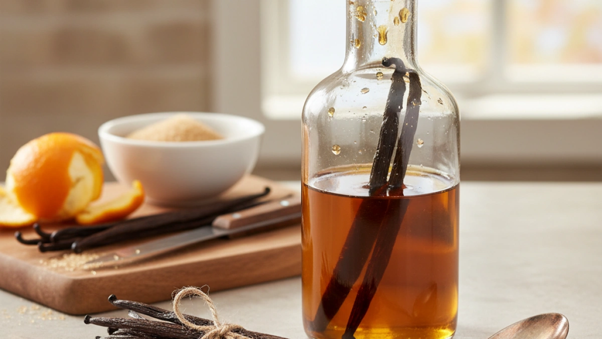 How to make easy and quick homemade vanilla extract