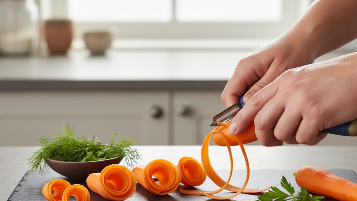 Cómo hacer flores de zanahoria de forma sencilla