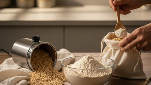 Cómo hacer harina de arroz integral en casa fácilmente