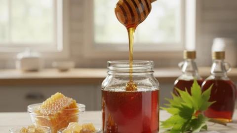 Cómo hacer miel casera con sabor a maple fácil