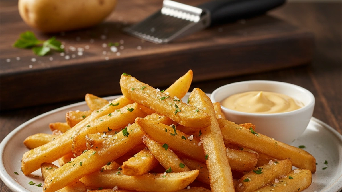 Cómo hacer papas a la francesa crujientes y deliciosas
