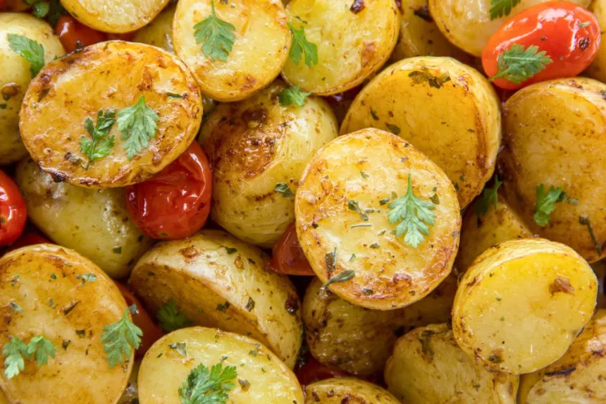 How to easily make grilled baked potatoes.