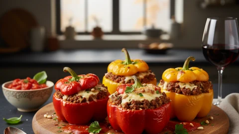 Cómo hacer pimientos rellenos deliciosos y fáciles