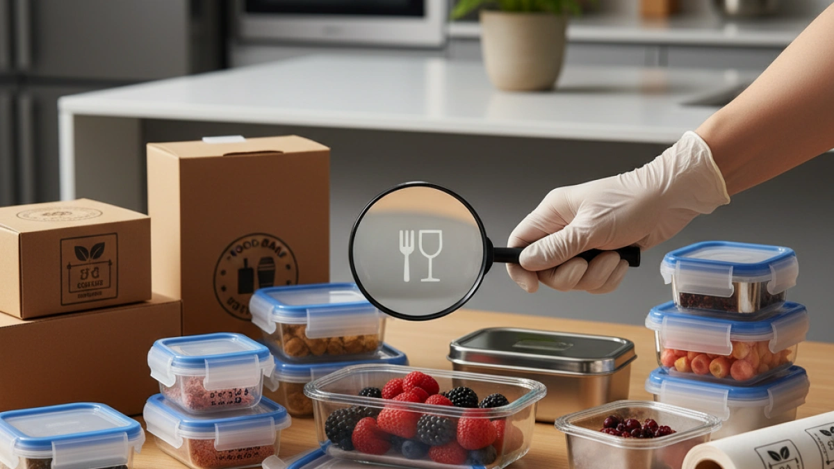 How to correctly identify food-grade packaging
