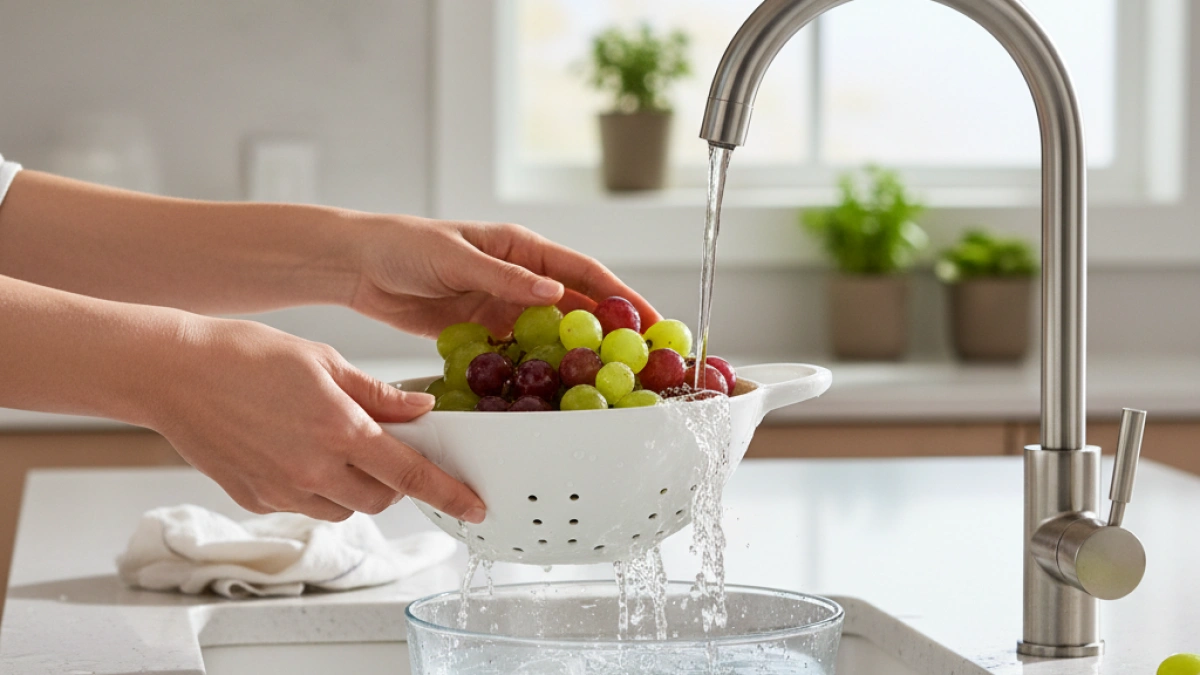 How to Wash Grapes Properly to Maintain Their Freshness