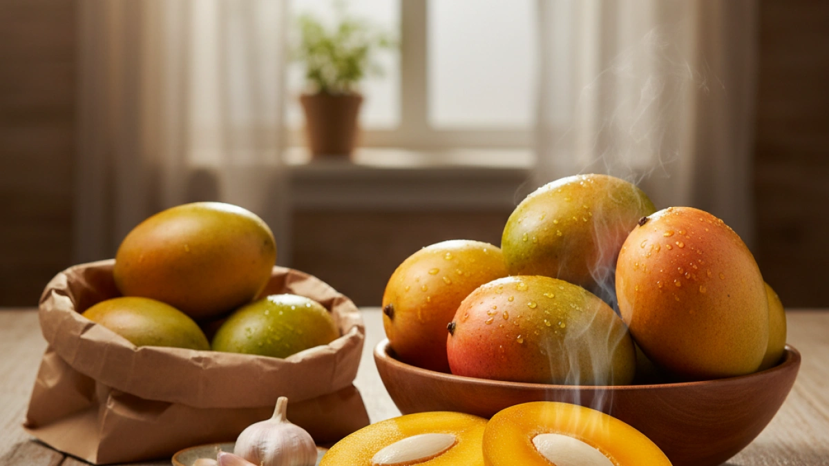 Cómo madurar mangos rápidamente y sin complicaciones