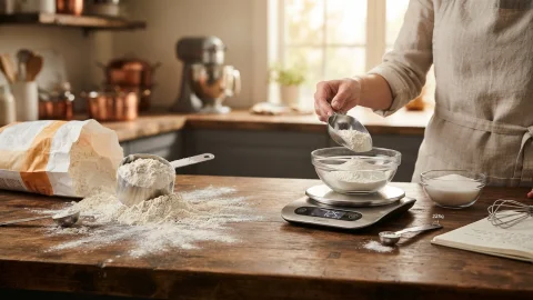 How to measure ingredients correctly: cups and grams