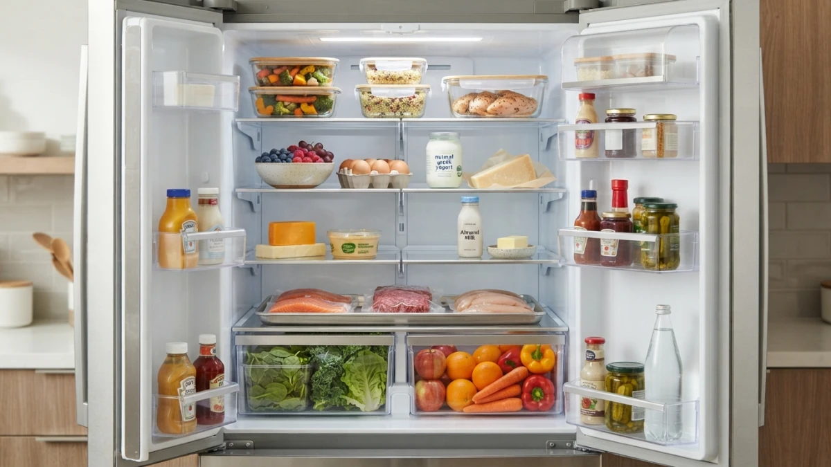 How to organize your fridge: zone map and temperature guide