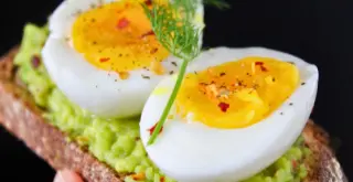 How to easily peel a soft-boiled egg.