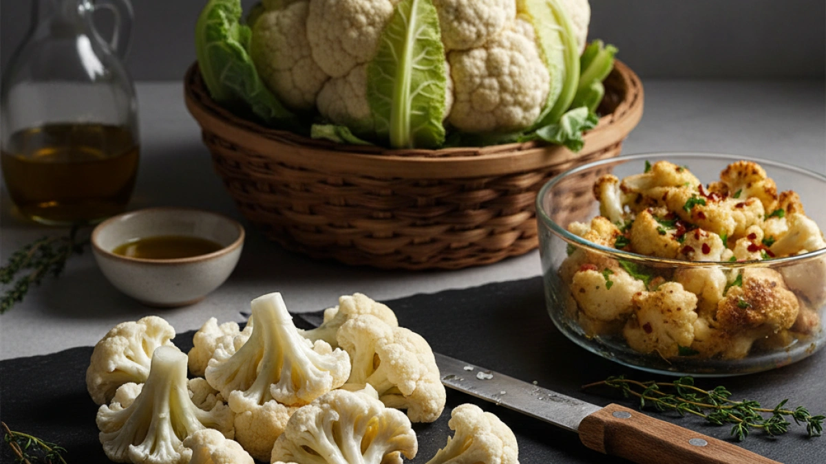 How to easily prepare cauliflower florets at home