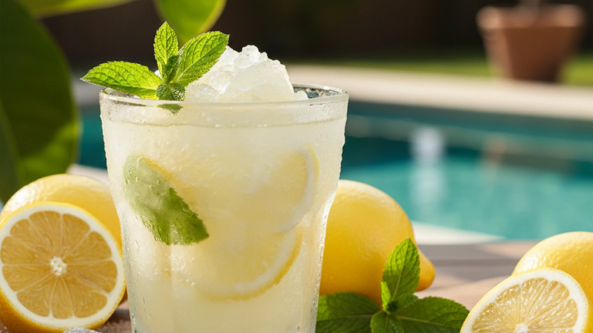 How to prepare a delicious lemon slushie quickly and easily