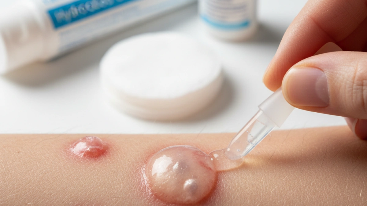 How to recognize and treat blisters on the skin