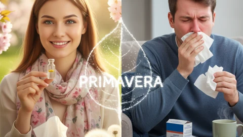 Diferencia entre rinitis alérgica y resfrío: claves para la primavera
