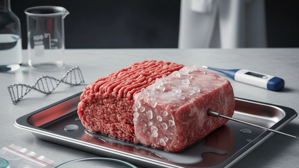 ¿Es seguro volver a congelar carne descongelada?