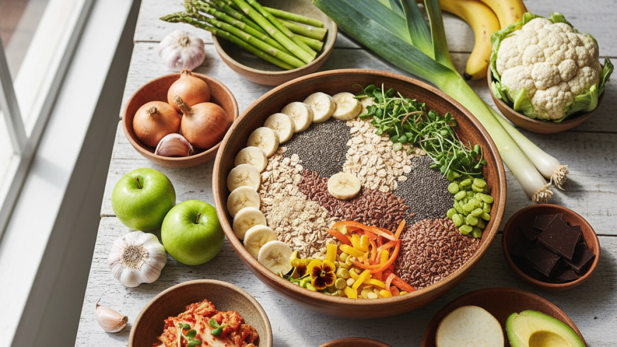 Los 19 mejores alimentos prebióticos para tu salud intestinal