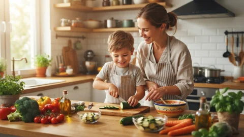 Picky eaters: how cooking together helps kids eat everything
