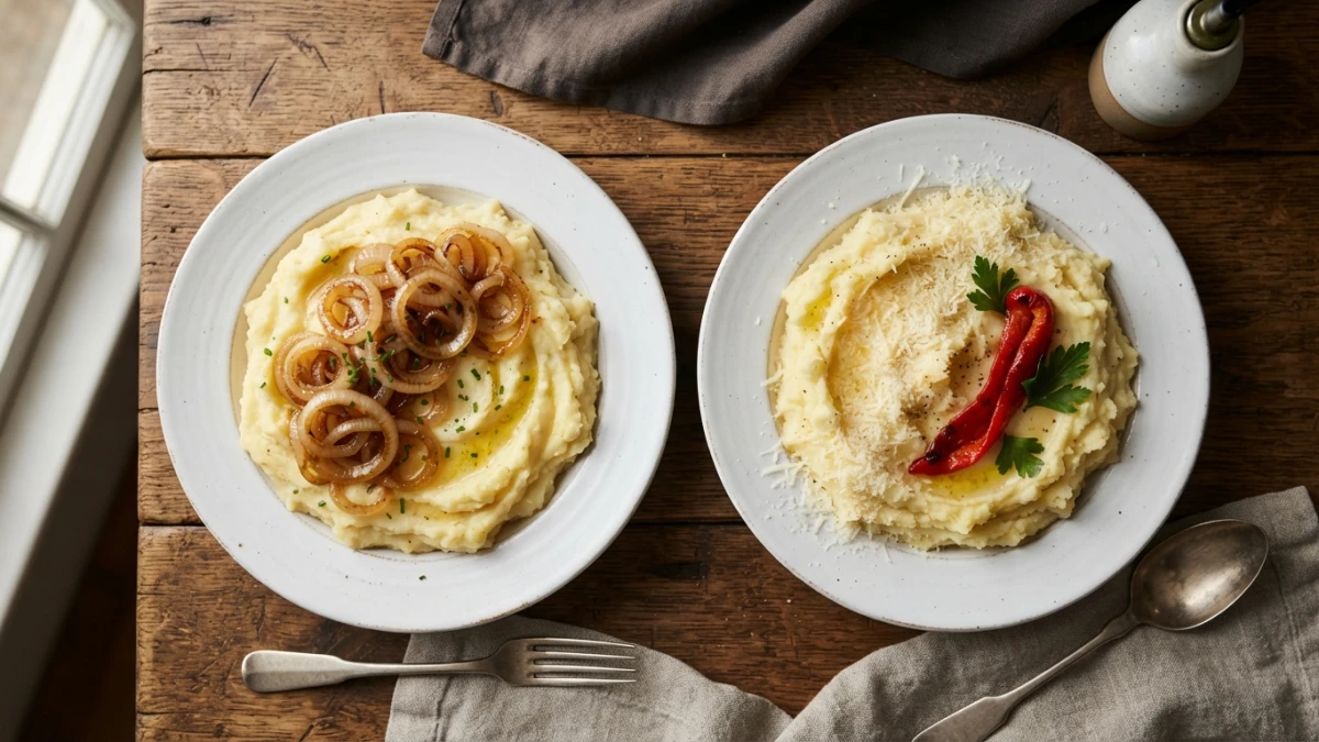 Puré lionesa y puré piamontés: qué lleva cada uno y en qué se diferencian
