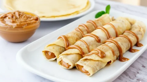 Receta fácil de panqueques con manjar delicioso