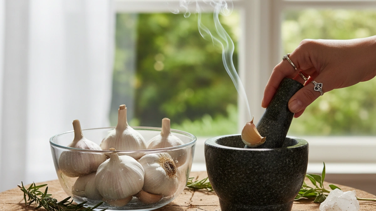 Garlic ritual to combat fatigue and negative energies