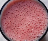 Recipe of Alcohol-free long drink, strawberries and coconut milk
