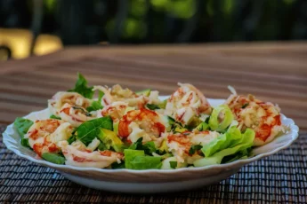 Receita de Salada de camarão