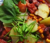 Recipe of Bean stew with green beans and potatoes