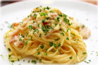 Receita de Espaguete Carbonara