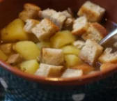 Recipe of Whole wheat croutons with oregano