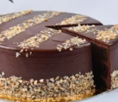 Recette de Gâteau facile au chocolat noir, à la noix de coco et à l'avoine.