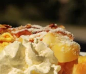 Recette de Dessert aux pommes avec yaourt et abricot