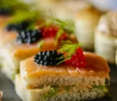 Recipe of Christmas canapes.