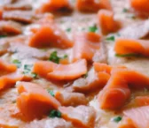 Receta de Pizza de salmón